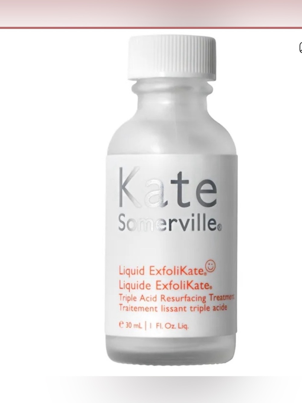 Kate Somerville- Liquid ExfoliKate Triple Acid Resurfacing Treatment